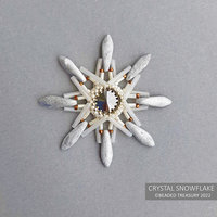 CRYSTAL SNOWFLAKE Ornament / Earrings - Beading Tutorial