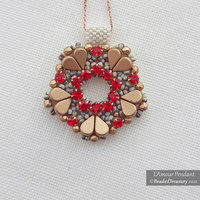 L'AMOUR PENDANT - Beading Pattern - Instant .pdf Download