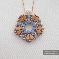 L'AMOUR PENDANT - Beading Pattern - Instant .pdf Download