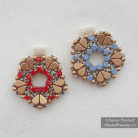L'AMOUR PENDANT - Beading Pattern - Instant .pdf Download