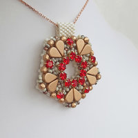 L'AMOUR PENDANT - Beading Pattern - Instant .pdf Download
