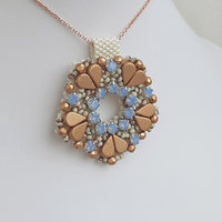 L'AMOUR PENDANT - Beading Pattern - Instant .pdf Download