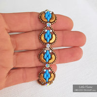 LITTLE FLAME Bracelet - Beading Tutorial