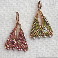 LITTLE HEART Peyote Stitch Beading Tutorial