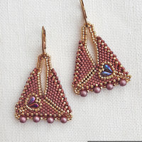 LITTLE HEART Peyote Stitch Beading Tutorial