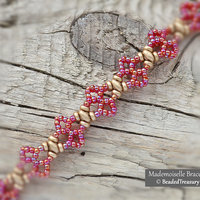MADEMOISELLE BRACELET - Beading Tutorial with Superduo and Seed Beads