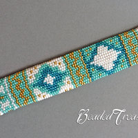 MEDITERRANEAN BREEZE - bead crochet bracelet pattern / Bead crochet pattern / Bracelet tutorial / Beaded bracelet / PATTERN ONLY