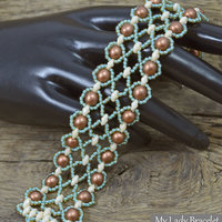 MY LADY BRACELET - Beading Tutorial - Instant PDF Download