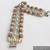 MY LADY BRACELET - Beading Tutorial - Instant PDF Download