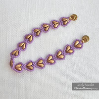 2 Beading Tutorials Pack - SPIKELET Bracelet and LOVELY Bracelet