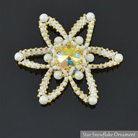 STAR SNOWFLAKE Ornment - Beading Tutorial