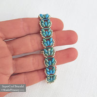 2 Beading Tutorials Pack - SUPER COOL Bracelet and SUPER DIAMOND Bracelet