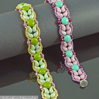 TULIP BAND - Beaded Bracelet Tutorial