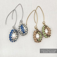 LANTERN BUDS Earrings Beading Tutorial