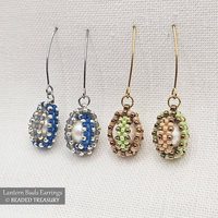 LANTERN BUDS Earrings Beading Tutorial