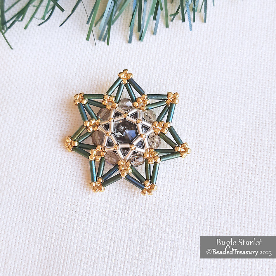 BUGLE STARLET - Ornament /Earrings Beading Tutorial