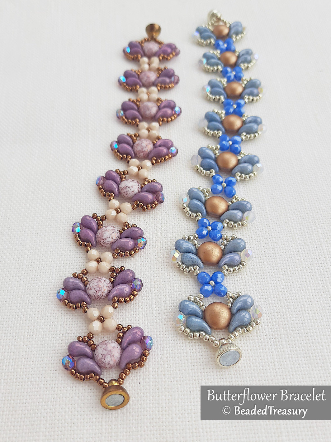 BUTTERFLOWER BRACELET - Beading Tutorial