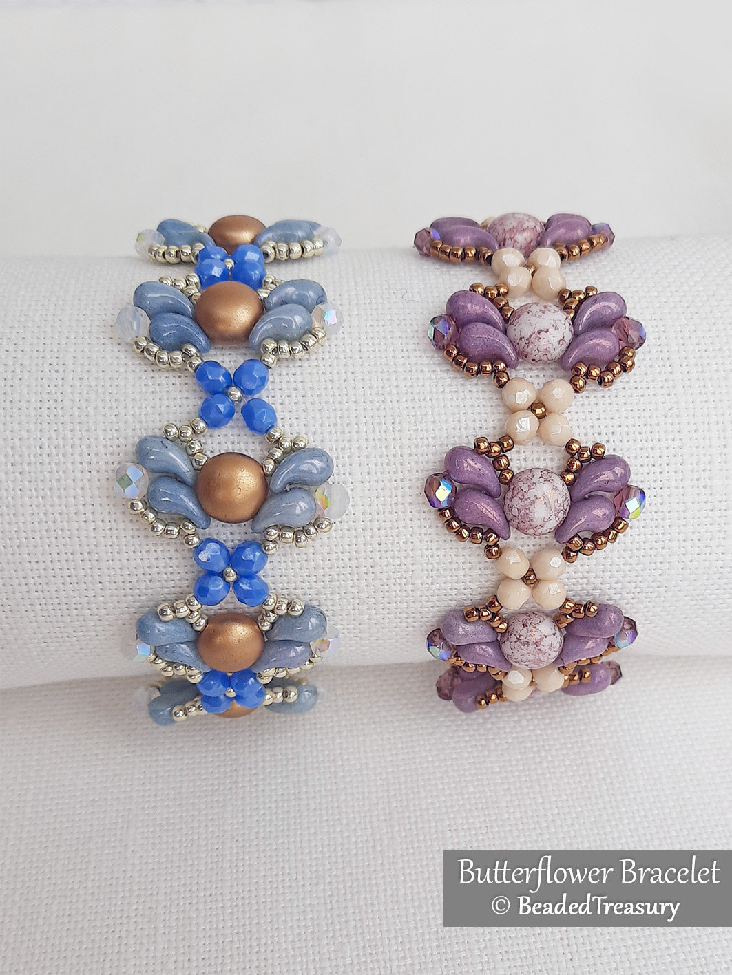 BUTTERFLOWER BRACELET - Beading Tutorial