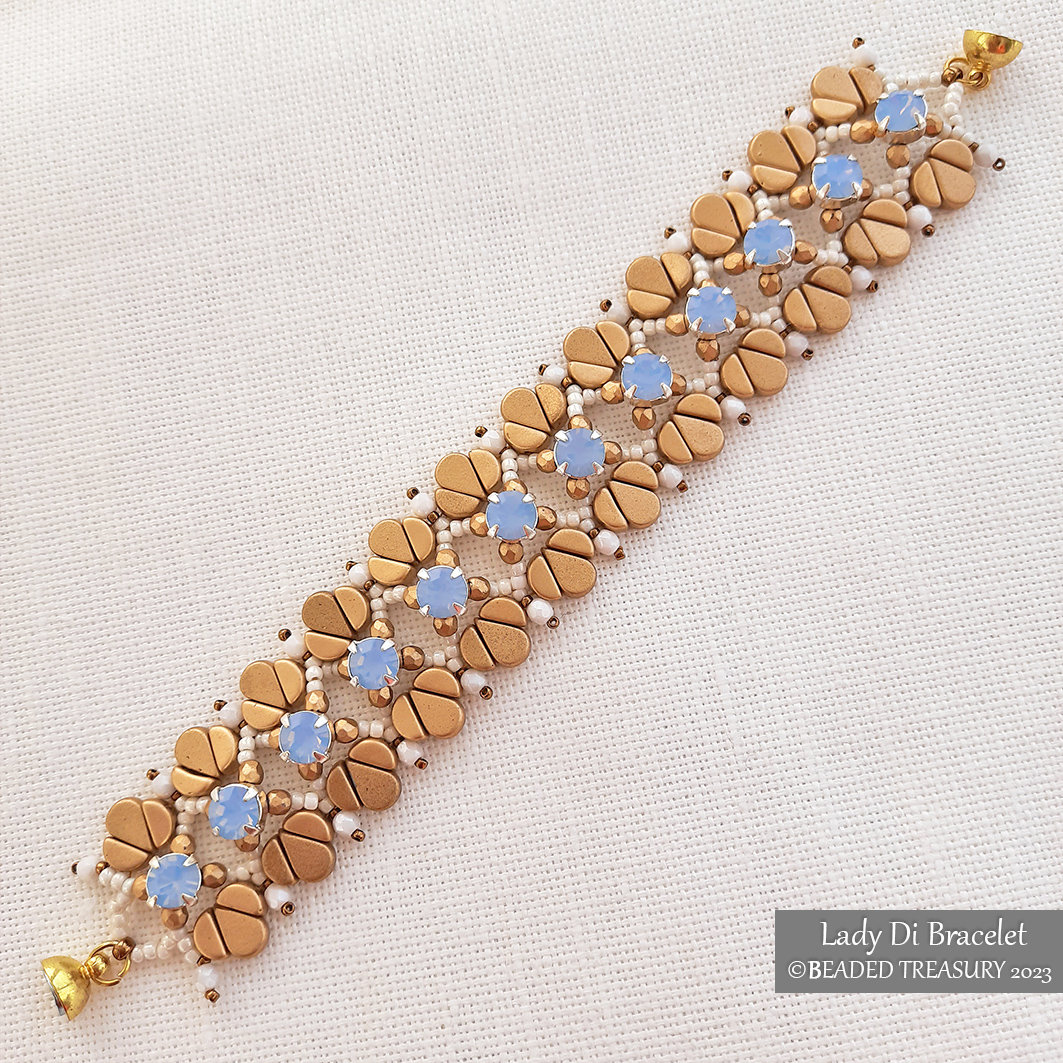 LADY DI Bracelet - Beading Tutorial
