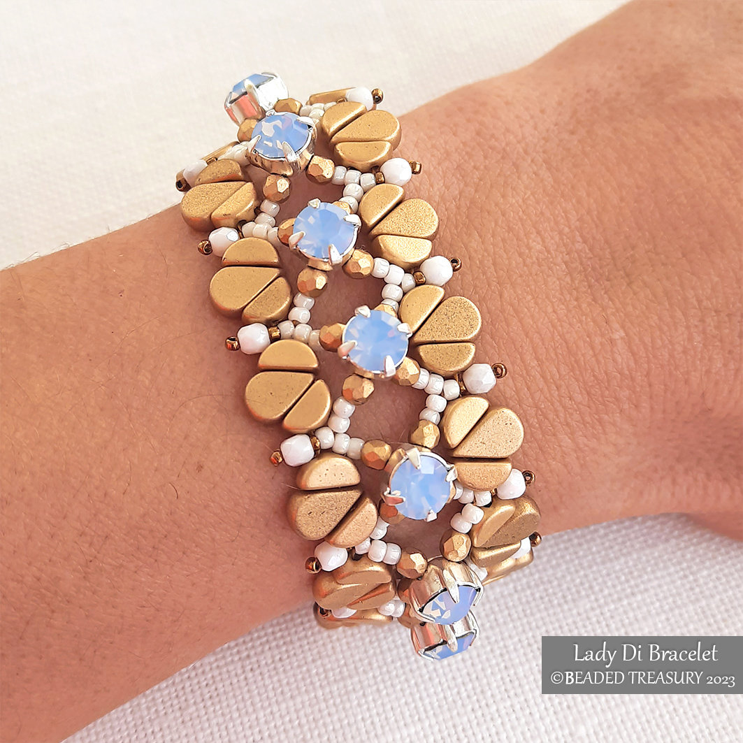 LADY DI Bracelet - Beading Tutorial