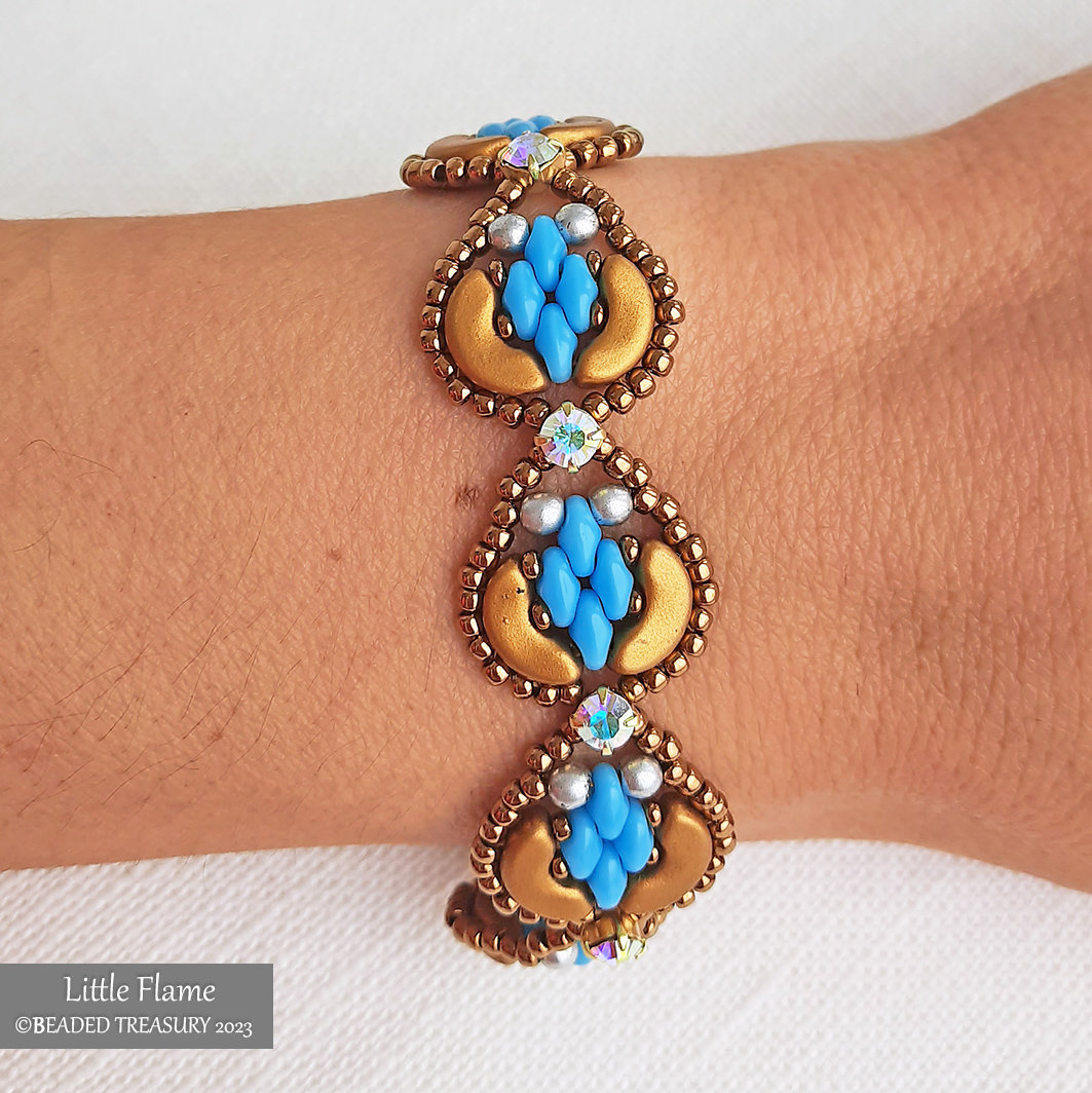 LITTLE FLAME Bracelet - Beading Tutorial
