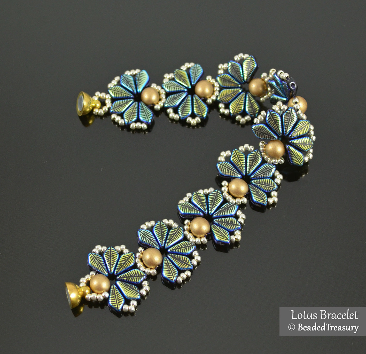 LOTUS BRACELET - Beading Tutorial