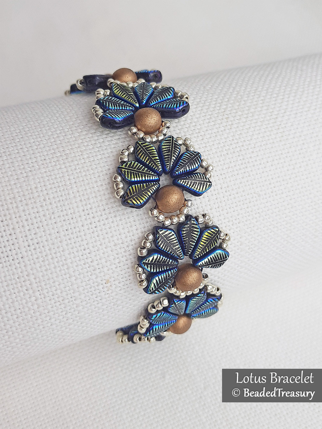 LOTUS BRACELET - Beading Tutorial