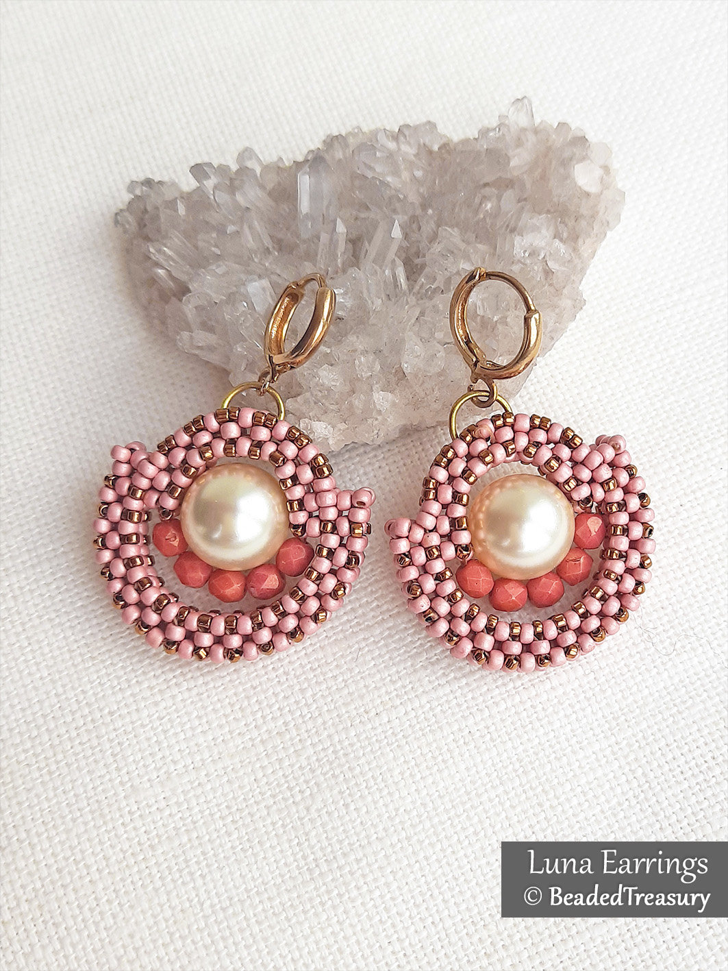 LUNA EARRINGS - Beading Tutorial