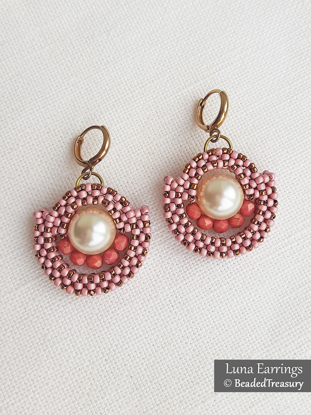 LUNA EARRINGS - Beading Tutorial