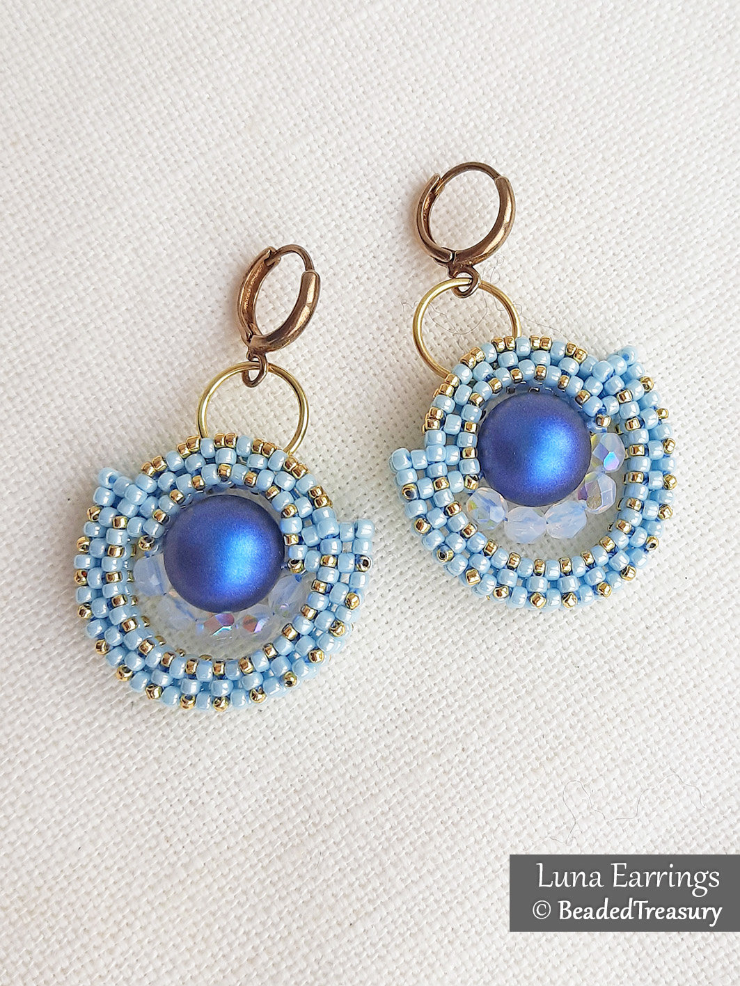 LUNA EARRINGS - Beading Tutorial