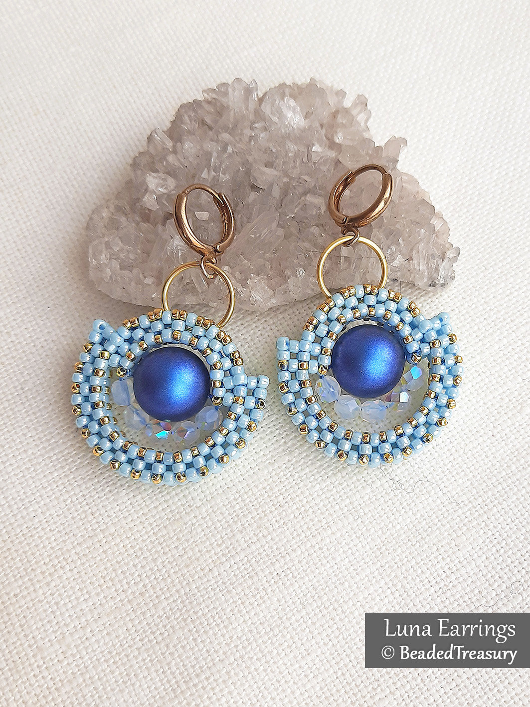 LUNA EARRINGS - Beading Tutorial