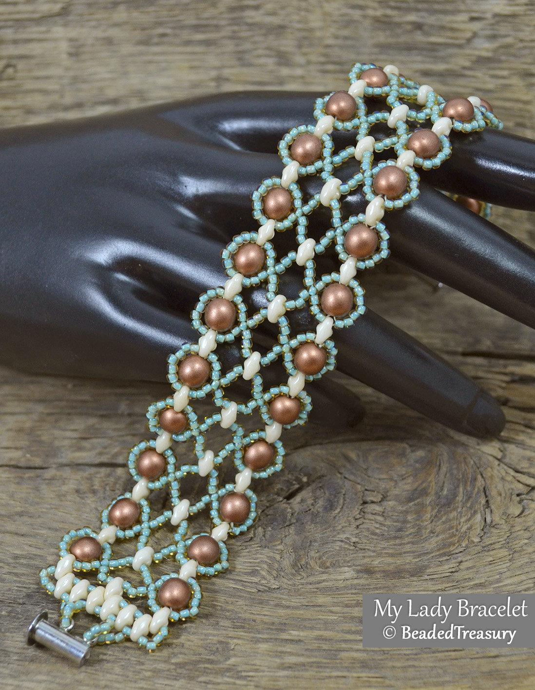 MY LADY BRACELET - Beading Tutorial - Instant PDF Download