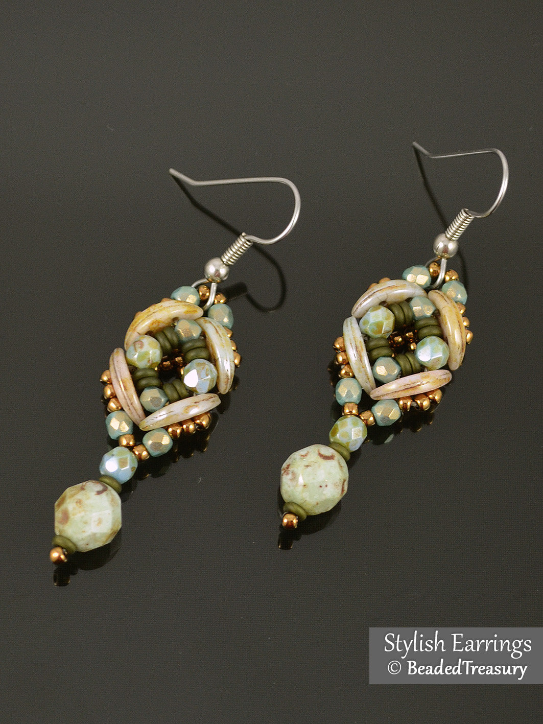 STYLISH EARRINGS - Beading Tutorial