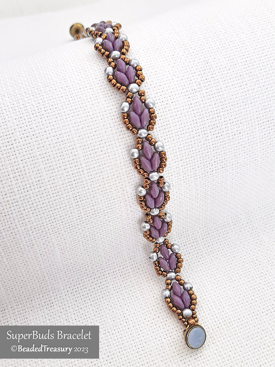 2 Bracelet Tutorials, SUPER TULIPS and SUPER BUDS, Seed bead patterns SuperDuo bracelets