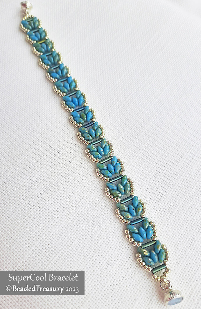 2 Beading Tutorials Pack - SUPER COOL Bracelet and SUPER DIAMOND Bracelet