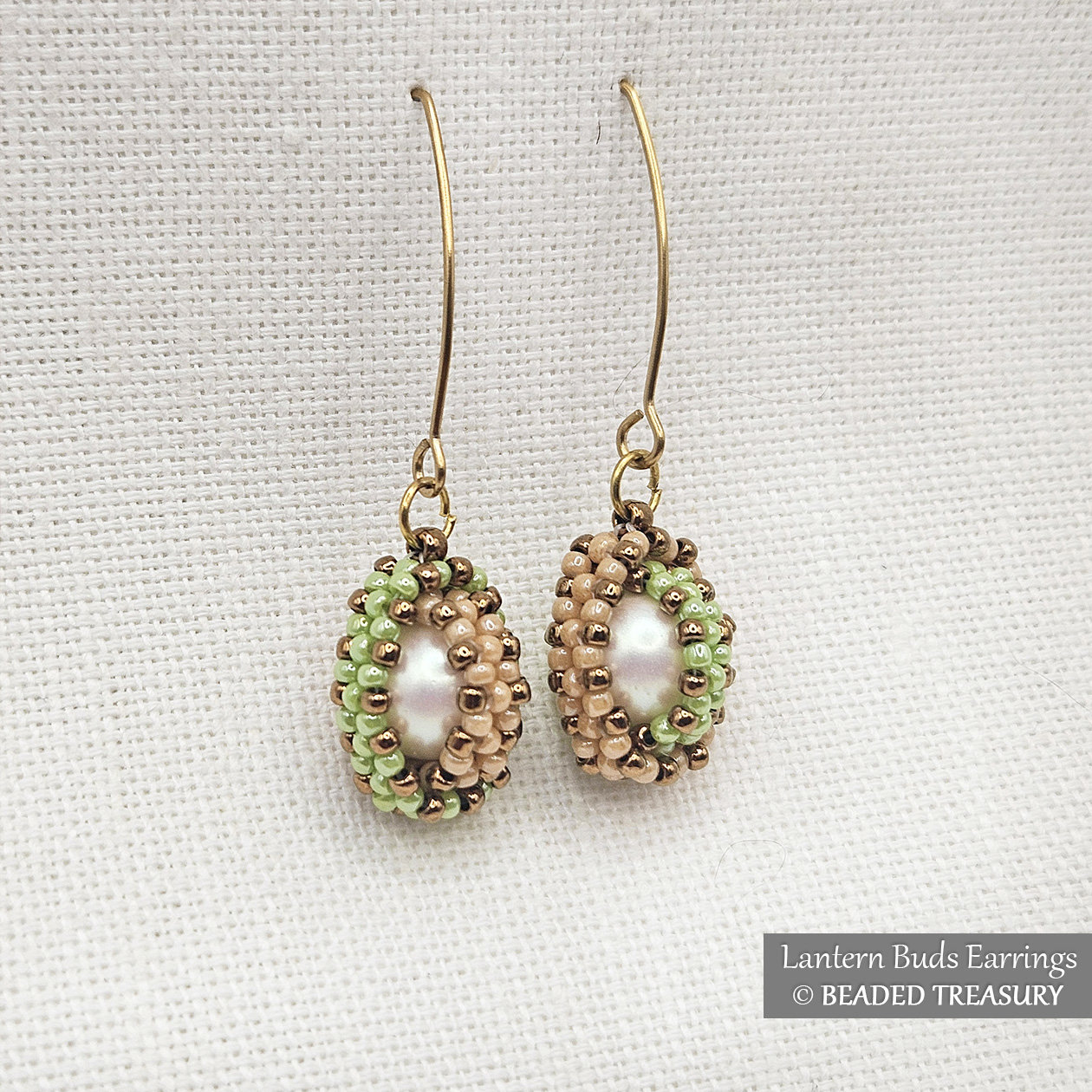 LANTERN BUDS Earrings Beading Tutorial