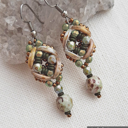 STYLISH EARRINGS - Beading Tutorial