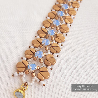 LADY DI Bracelet - Beading Tutorial